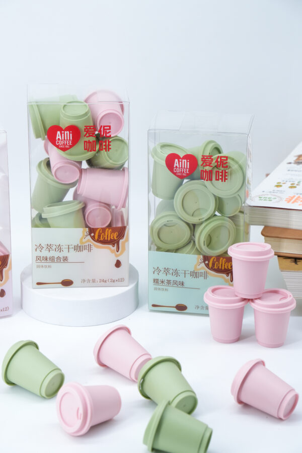冷萃凍乾組合(墨紅玫瑰風味 X 6 + 糯米茶風味 X 6)：圖片 2