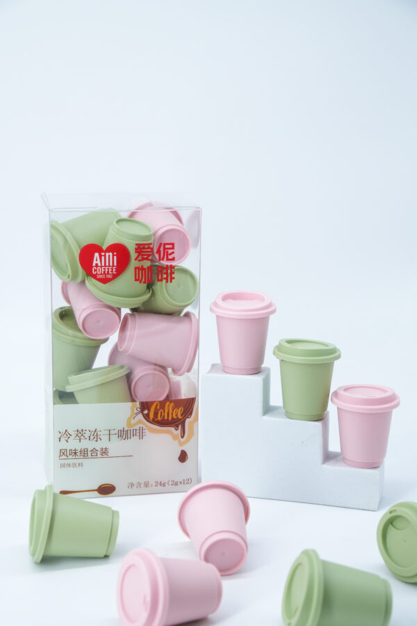 冷萃凍乾組合(墨紅玫瑰風味 X 6 + 糯米茶風味 X 6)